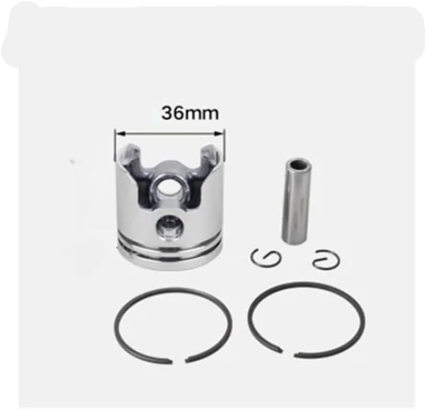 1E36F-5B Brush Cutter MTD SMART Cylinder Piston Kit Block Set Dia 36mm Fit for BC 33 Grass Hedge TB33 TU33(Piston kit)