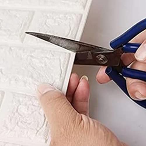 Papel de parede 3D de espuma macia impermeável, cortável, inodoro, painel de parede de tijolo falso