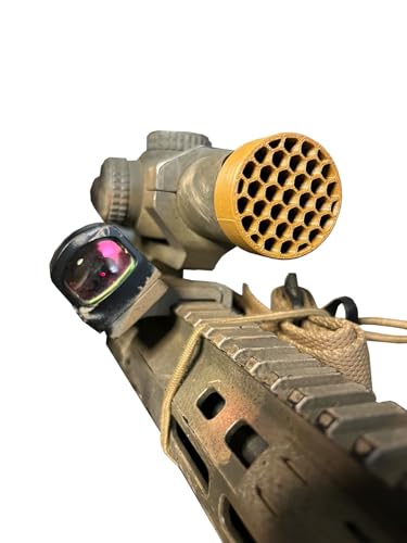 Killflash Hex Anti-Reflection Device Compatible with 30mm LPVO Scopes (Black)