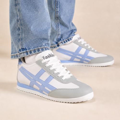 Image of layasa Men's Stylish Low-top Casual Sneakers