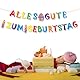 Happy Birthday Banner, Vorgefertigtes Geburtstagsbanner Mit Farbenfrohem Regenbogen-Design, Einseitig Bedruckt Auf Hochwertigem Papier, Ideal Für Geburtstagsparty, Babyparty, Dekoration