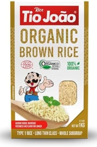 Tio João Arroz Integral Orgânico - 1Kg