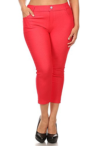Fashion MIC Womens Pull On Cotton Blend Color Jeggings