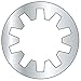 Internal Tooth Lock Washer, 1/4