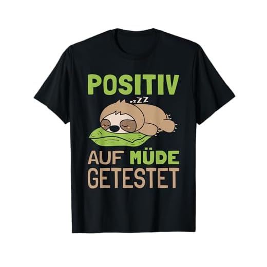 Amazon Basics AA-Alkalibatterien, leistungsstark, 1,5 V, 48 Stück (Aussehen kann variieren) 2 Faultier Auf Positiv Müde Getestet T-Shirt
