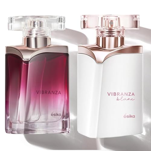 Consejos para Comprar Lacome los 10 mejores. 44 ésika - Pack Perfume, Vibranza Perfume 45 ml + Vibranza Blanc Perfume 45 ml, Perfumes para Mujeres, Frescos y de Larga Duración, Aroma Oriental Dulce y Floral, Perfumes Femeninos...
