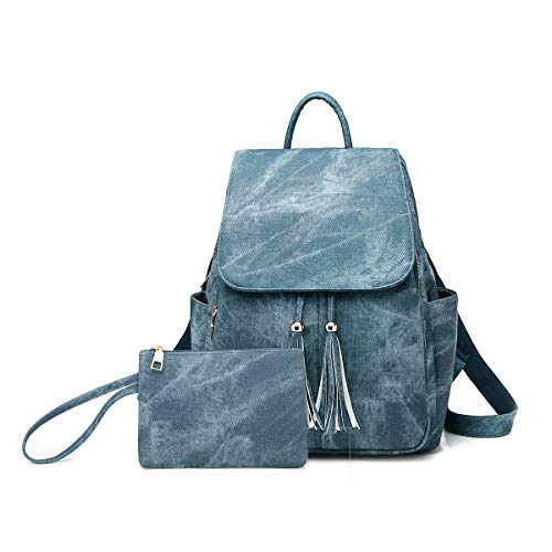 Sac à dos femme bleu au design casual raffiné, le sac d'épaule qui sublime votre style