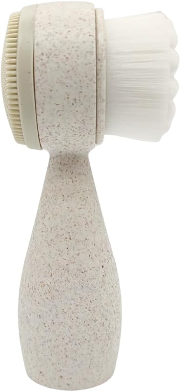 Escova Manual para Limpeza Facial Lindo Eco Clean Mini Bege