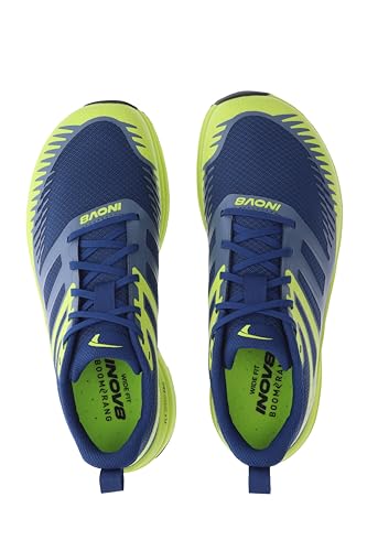 inov-8 Men's TrailFly Max Sneaker, Blue/Lime/Black, 11 Wide3