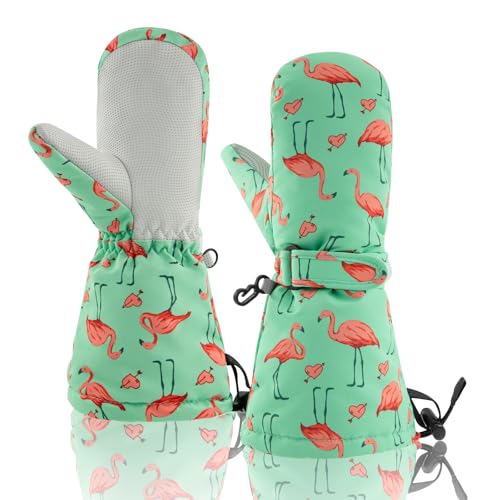 Image of BAVST Winter Kids Waterproof Gloves for Boys Girls Snow Ski Toddler Baby Mittens Outdoor for Infant Teens 1-5T