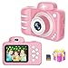 Bambini Macchina Fotografica Digitale 1080P HD 2.4 Pollici Outdoor Travel Portatile Fotocamera per Bambini Ragazzo e Ragazza Regalo di Compleanno (Rosa)
