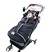 Chancelière universelle pour poussette pour bébé orteils confortables, couverture de doublure de poussette en polaire douce rembourrée, imperméable et coupe-vent, grande pièce pour 6-36 mois bébé fill