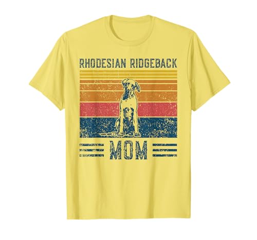 Dog Ridgeback Mom - Vintage Rhodesian Ridgeback Mom T-Shirt