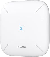 X-Sense SBS50 Okosotthon Központi Egység - Kompakt Fehér Dizájn, 2.4GHz Wi-Fi, 2in1 Némító/Párosító Gomb, 100dB Riasztás, 50 Eszköz Kezelése 1