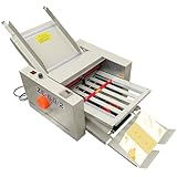 HayWHNKN Automatic Paper Folding Machine 110V Electric Paper Folder Machine with Counter & Speed Control, for 2x3 to 12x27in, 40g-125g Manuals, Letters, Brochures Used in Offices, Schools