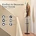 Yoobure Metal Coat Rack Freestanding with Marble Base, Coat Tree with 12 Hooks & Umbrella Holder, Coat Hanger Stand for Corner Entryway Bedroom Office, Heavy Duty Coat Rack Stand for Clothes Hats Bags