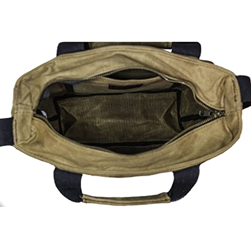 Readywares Waxed Canvas Crossbody Tote Bag With Shoulder Strap, Sturdy Satchel For City Or Outdoors Travel #TOP3