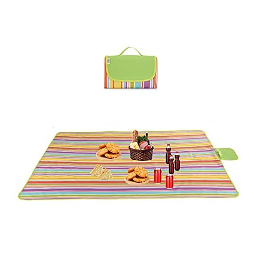 Strand filt, bärbar picknickmatta överdimensionerad lätt strandmatta vattentät matta för resor, camping, vandring,C,200x300cm (78''x118'')
