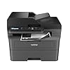 Brother DCP-L2640DW Impresora láser multifunción compacta inalámbrica monocromática con copia y escaneo, salida dúplex, en blanco y negro | Incluye actualización de prueba de suscripción (1), renovada