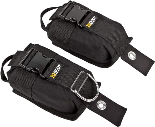 XDEEP Secure Weight Pockets for Scuba BCD (Small - 2x5lbs / 2x2.5kg)
