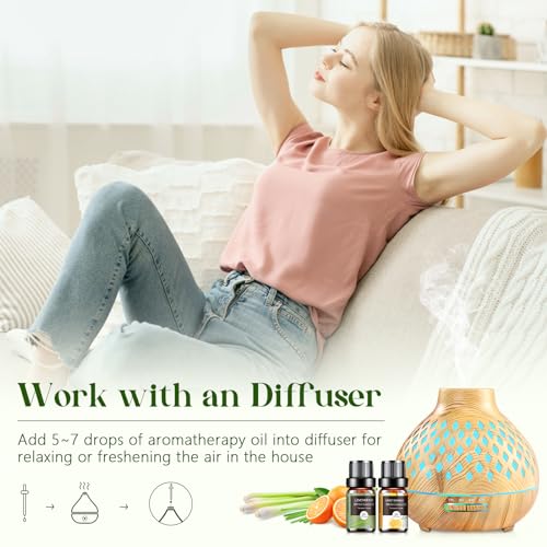 Aeshory Essential Oils Set - 12 Pcs Aromatherapy Essential Oil Kit For Diffuser thumb #3