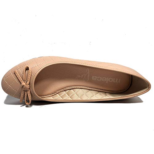 Sapatilha Moleca Matelassê Bege Feminino