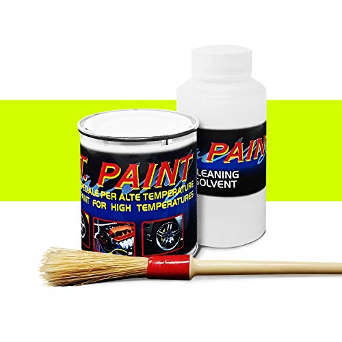 4R Vernice Alta Temperatura, Giallo Fluo, 100 ml