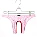 Ozmmyan Men's Sexy Open Front Briefs Butt-Flaunting Underwear Jockstrap G-String Bikini Sissy Gay Cutout Thong Panties (Pink,Small)