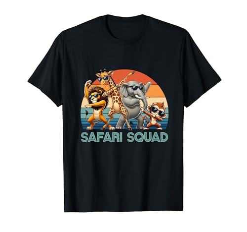 Image of Funny Safari Squad Crew Jungle Animals Zoo Adventure Trip T-Shirt