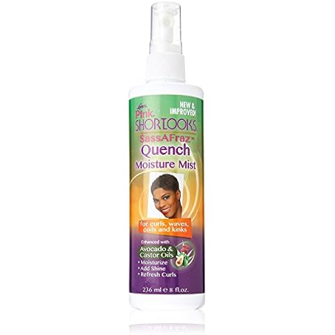 Luster's ShortLooks SassAFraz Quench Moisture Mist Cover