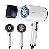Orlif Ionic Hair Dryer，1800W (Safety Upgraded) Blow Dryer with AC Motor，Stepless Temperature /Airf