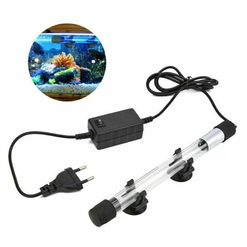 WEISIPU Aquarium Fish Tank Pond UV Steriliser Light Water Clean Lamp Submersible Aquarium UV light Sterilizer Water Clarifier UV Light Clean UV Sterilizer Lamp for Sump Filter Tank Pond Swim Pool Home