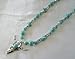 SheekydoodleCreations Turquoise Necklace, handmade jewelry southwestern southwest country western cow skull
