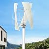 Wind Turbine,Vertical Axis Wind Turbine Generator,Wind Turbine Generators Kit with Controller,Windmill Generator Suit for Hybrid Solar Wind (12V 100W White)