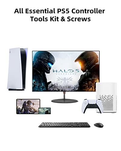 Analog 3D Joysticks Kit For Ps5 Controller, Joysticks Part Replacement Thumbsticks With Repair Screwdriver Kit For Playstation 5 Dualsense Non-Drift Controller #TOP5