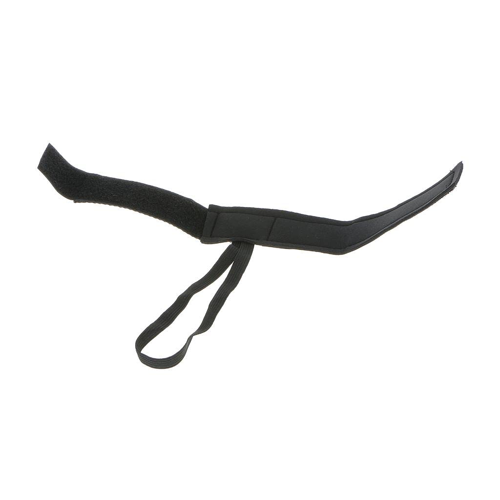 rockible 2 Pairs of Swim Dive Flippers with Adjustable Tethers and Leashes - Black