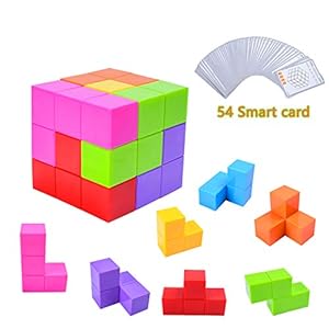 EKKONG Spielzeug für Kinder,Magnetkraft Zauberwürfel für Anfänger,Lernspielzeug iq Puzzle für Kinder Passend für…
