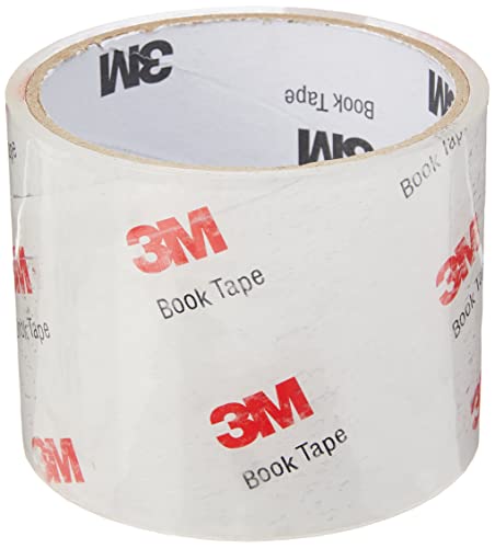 Scotch Book Tape, 2.83 in x 15 yd., 1 Roll/Pack (841)
