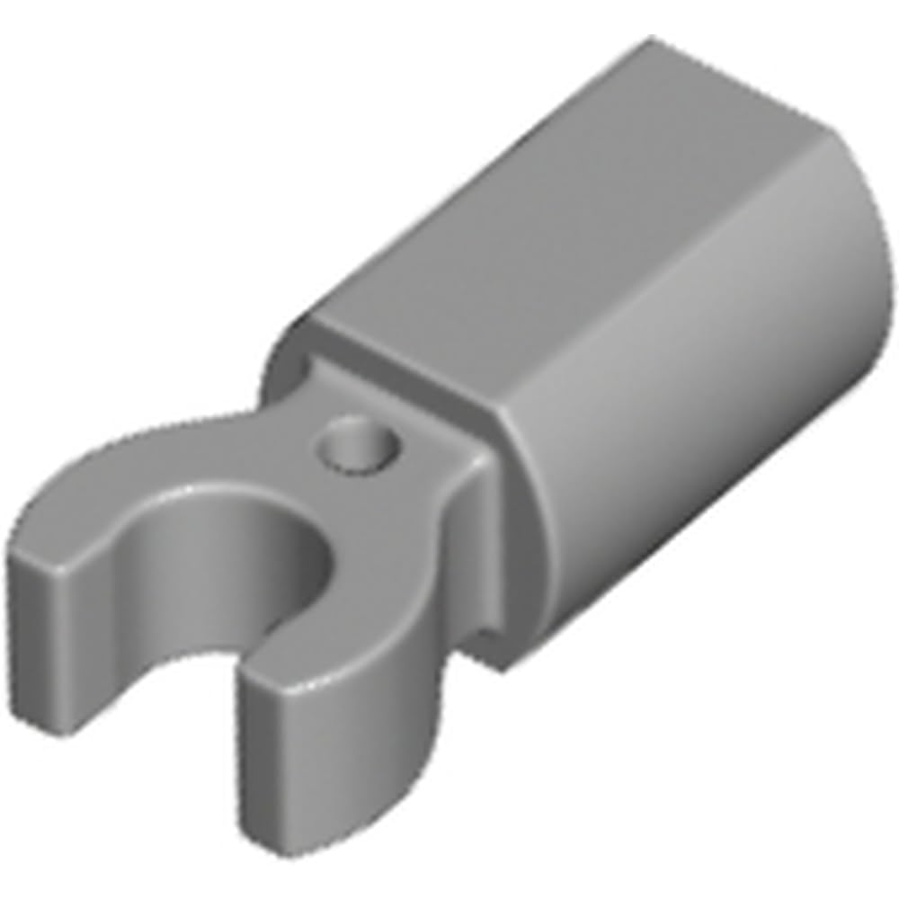 LEGO Bar Holder with Clip Brick, Part 11090, Part 11090, Choose Your Colour (Light Bluish Gray, 10, Bricks)