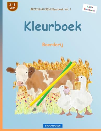 BROCKHAUSEN Kleurboek Vol. 1 - Kleurboek: Boerderij (Little Explorers) (Dutch Edition)
