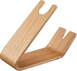 山崎実業(Yamazaki) ドライヤー ＆ ヘアーアイロンスタンド ナチュラル W8.5×D21.7×H17.1cm リン RIN ヘアアイロンスタンド ドライヤースタンド ハンズフリー 1333