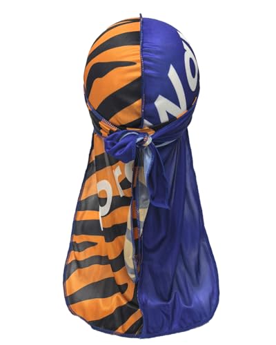 ForceWave Designer Durag, Silky Durag Du rag with Designed Pattern
