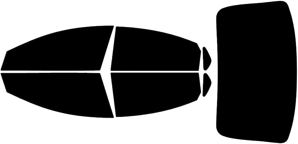 Rvinyl Window Tint Kit Compatible with Hyundai Sonata 2011-2014 - Black 5% - Single Ply No Bubble Film - Do it Yourself Vehicle Complete Precut Kit