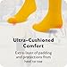 Sof Sole Soccer Over-the-Calf Team Athletic Performance Socks for -Men and -Youth (2 Pairs), -Child 13- -Youth 4, White