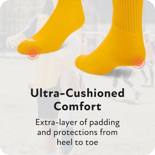Sof Sole Soccer Over-the-Calf Team Athletic Performance Socks (2 Pair) - Image 5