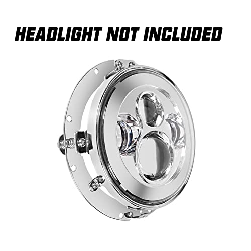 Sunpie 7 Inch Chrome Round Headlight Ring Mounting Bracket Compatible With H_Arley Motorcycles Headlight Mount #TOP2