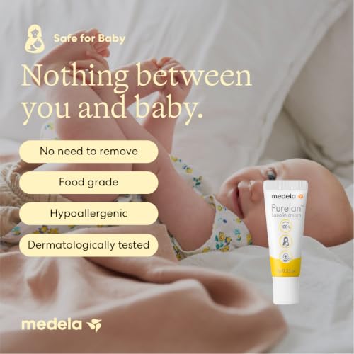 Image of Medela Sore Nipple Kit | Purelan Lanolin Cream & Hydrogel Pads | 2Ct (Pack of 12)