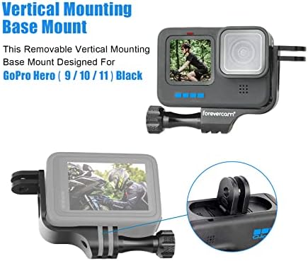 Aluminum 90° L Shape Vertical Mount Adapter Compatible for Gopro Hero 9/10/11 Elbow Mount