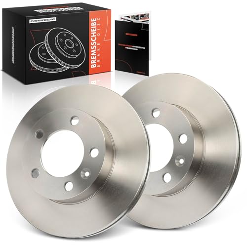 Frankberg Bremsscheibensatz inkl. 2x Bremsscheiben Vorne Belüftet Ø302mm Kompatibel mit Master III Bus JV Movano B Bus X62 NV400 Bus X62 X62B Replace# 4020600Q0G,4419359