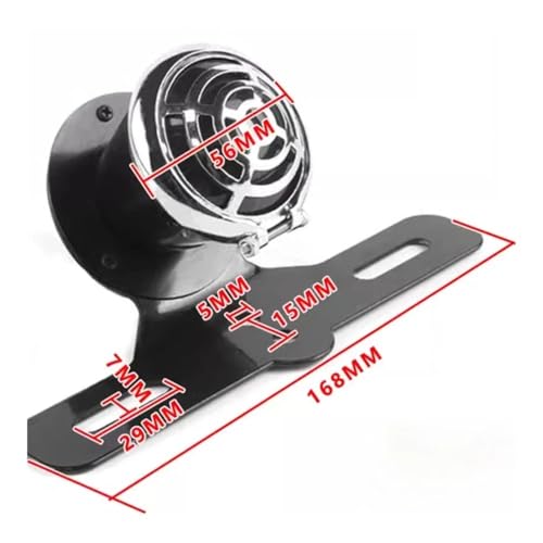 Feu arrière de moto avec support de plaque LED pour CG125 GN125 Custom